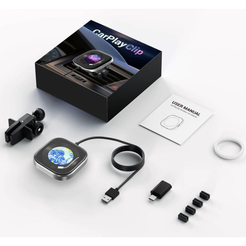 Chargez l'image dans la visionneuse de la galerie, Plug and Play Wireless CarPlay Adapter With Built-in Screen for iPhone 11/12/13/14/15/16 - Polar Tech Australia