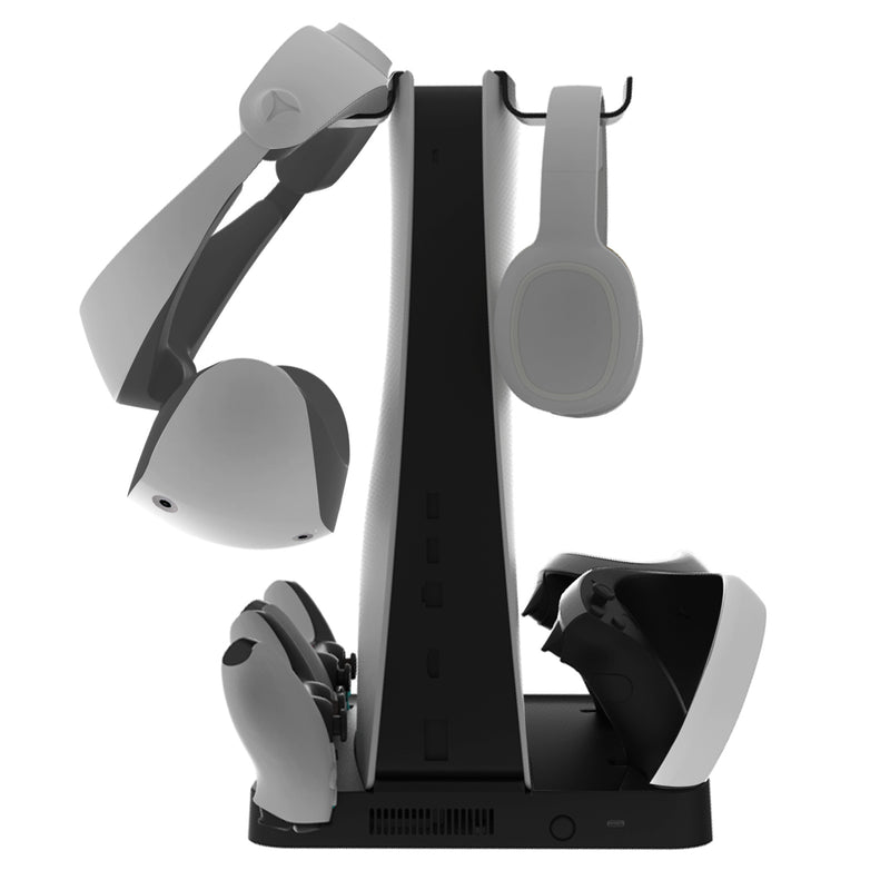 Chargez l'image dans la visionneuse de la galerie, SONY PlayStation 5 / PS5 & PSVR2 - All-in-one Multifunction Charging Stand with Cooling Fan & Dual Controller Magnetic Charging - Polar Tech Australia
