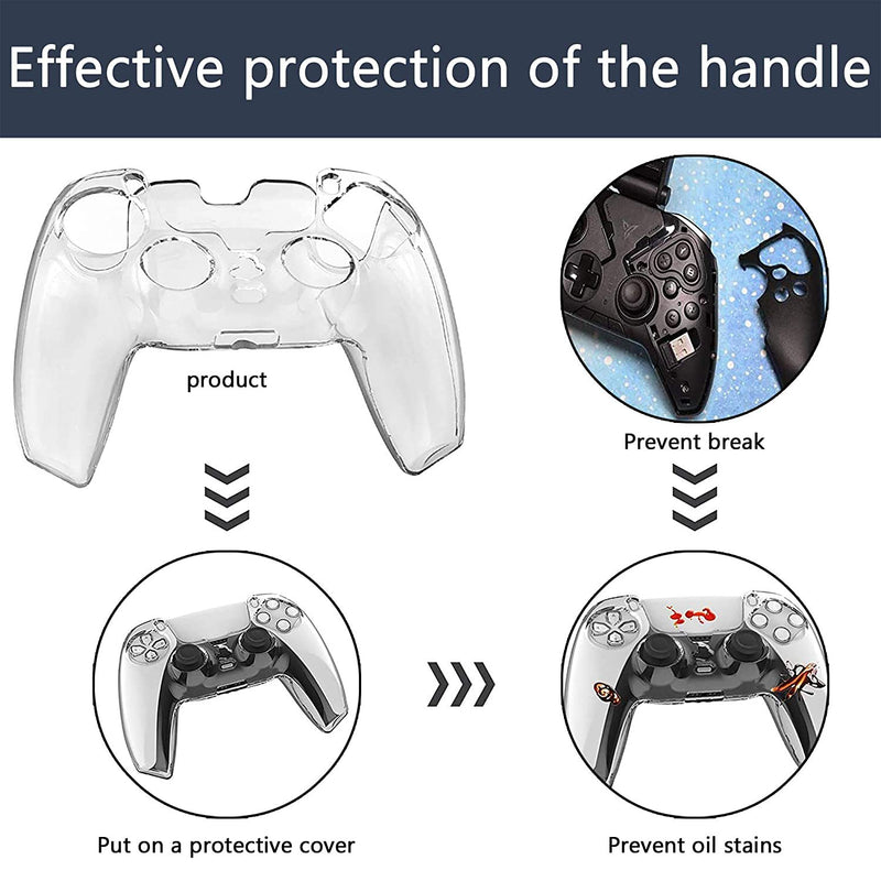 Chargez l'image dans la visionneuse de la galerie, PS5 Wireless Controller Full Cover Crystal Protective Case - Polar Tech Australia