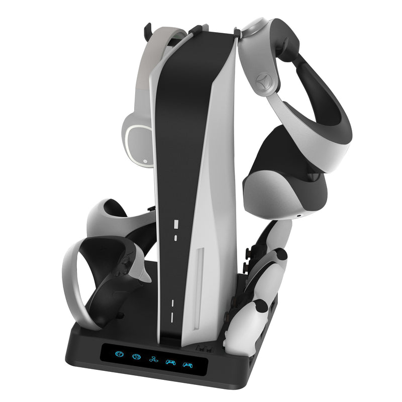 Chargez l'image dans la visionneuse de la galerie, SONY PlayStation 5 / PS5 & PSVR2 - All-in-one Multifunction Charging Stand with Cooling Fan & Dual Controller Magnetic Charging - Polar Tech Australia