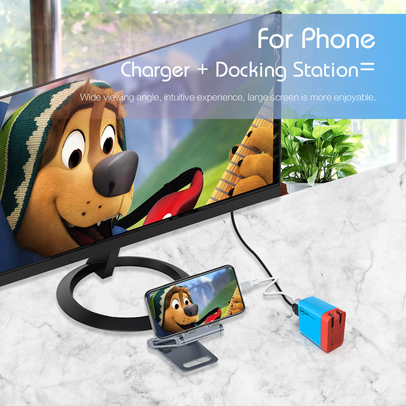 Chargez l'image dans la visionneuse de la galerie, Switch Dock GaN Fast Charging HDMI Hub Portable Dock - Polar Tech Australia