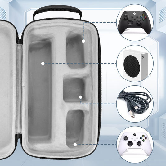 XBox Series S - Large EVA Hard Shell Box Travel Hand Carry Bag Protection Case - Polar Tech Australia