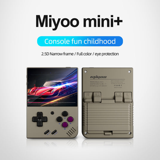 Miyoo Mini Plus 3.5 Inch IPS Screen Retro Handheld Game Console (64GB) - Polar Tech Australia