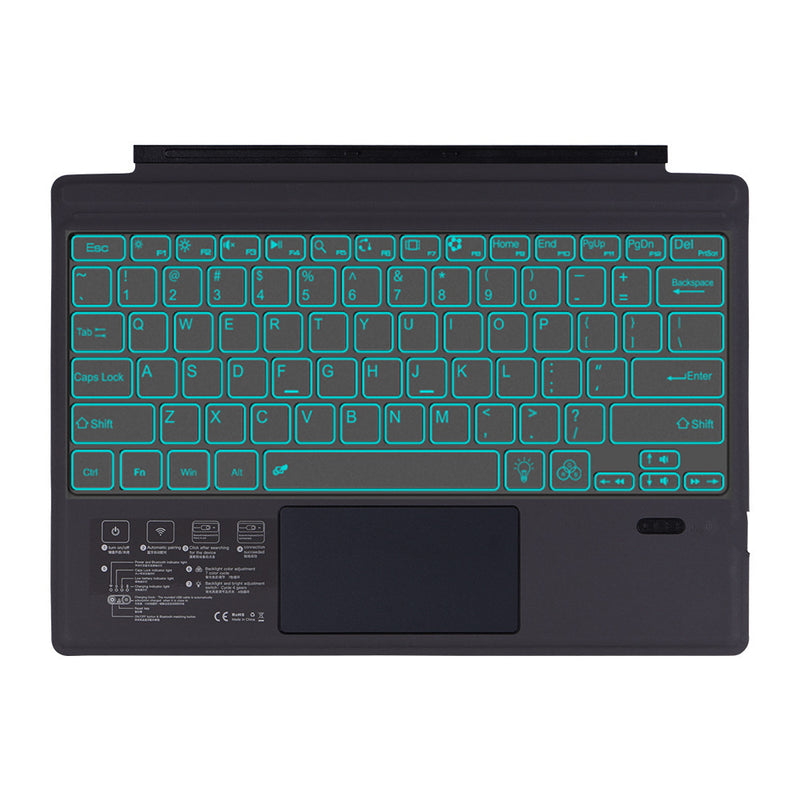 Chargez l'image dans la visionneuse de la galerie, Microsoft Surface Pro 3/4/5/6/7/7 Plus Compatible Wireless Keyboard Cover With Back light - Polar Tech Australia