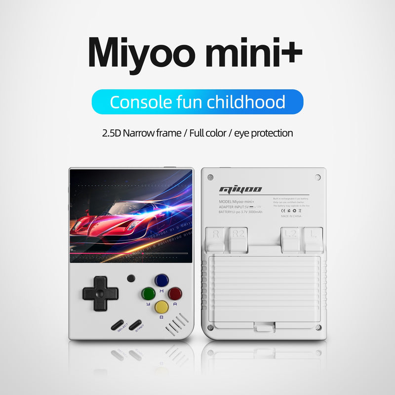 Chargez l'image dans la visionneuse de la galerie, Miyoo Mini Plus 3.5 Inch IPS Screen Retro Handheld Game Console (64GB) - Polar Tech Australia