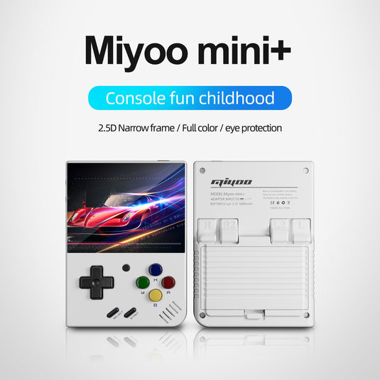 Miyoo Mini Plus 3.5 Inch IPS Screen Retro Handheld Game Console (64GB) - Polar Tech Australia