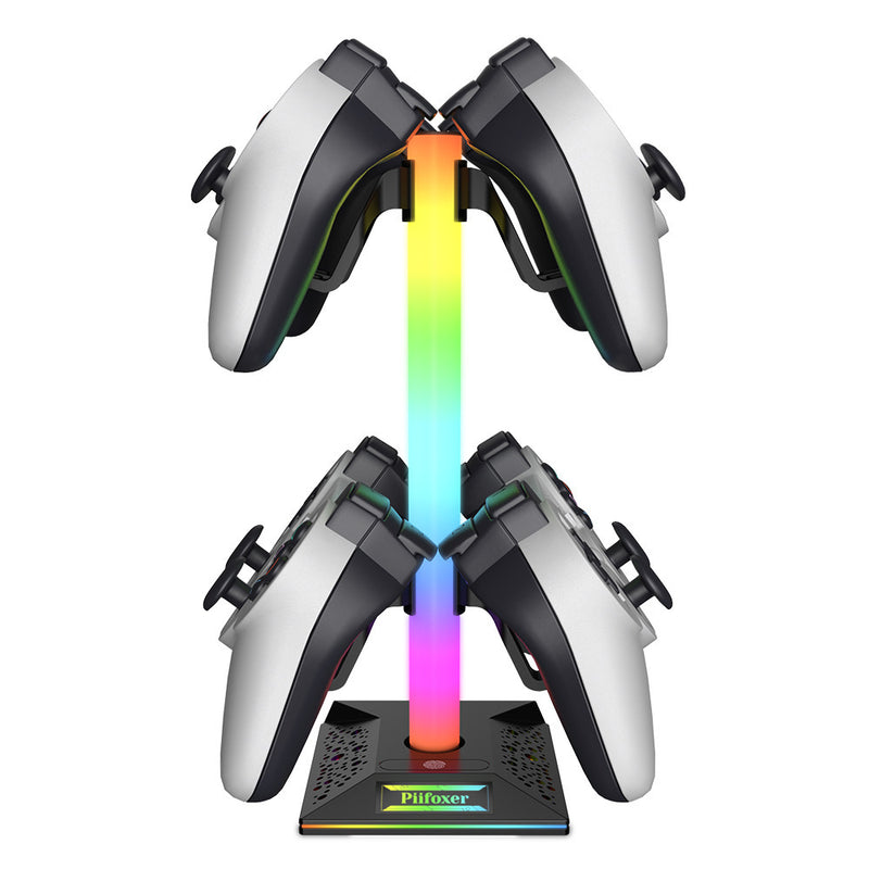 Load image into Gallery viewer, RGB Lighting Game Controller Hook and Charger, Headset Display Stand - Polar Tech Australia