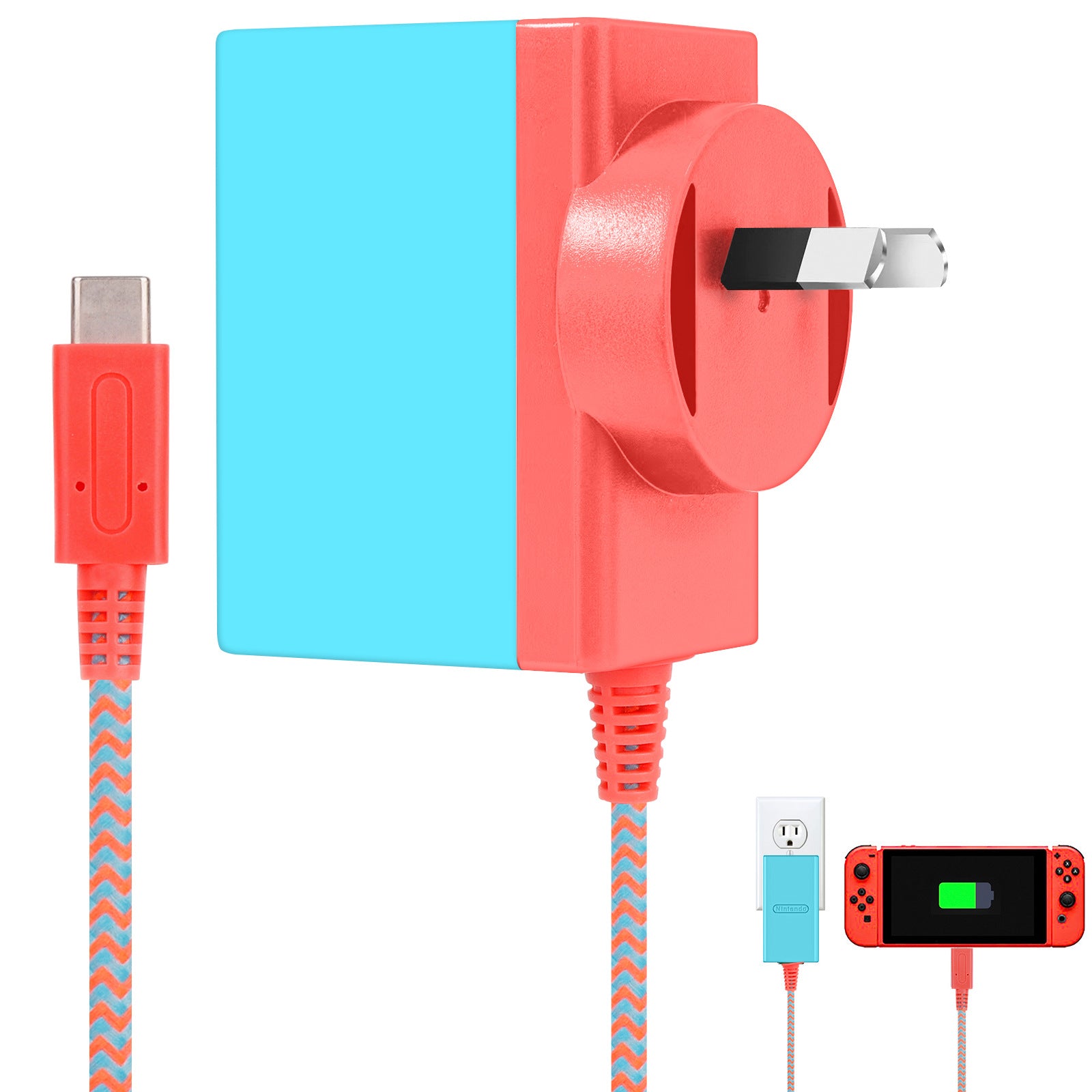 Nintendo Mario Edition SWITCH Charger SWITCH AC Adapter Power
