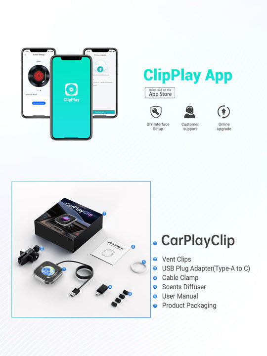 Chargez l'image dans la visionneuse de la galerie, Plug and Play Wireless CarPlay Adapter With Built-in Screen for iPhone 11/12/13/14/15/16 - Polar Tech Australia