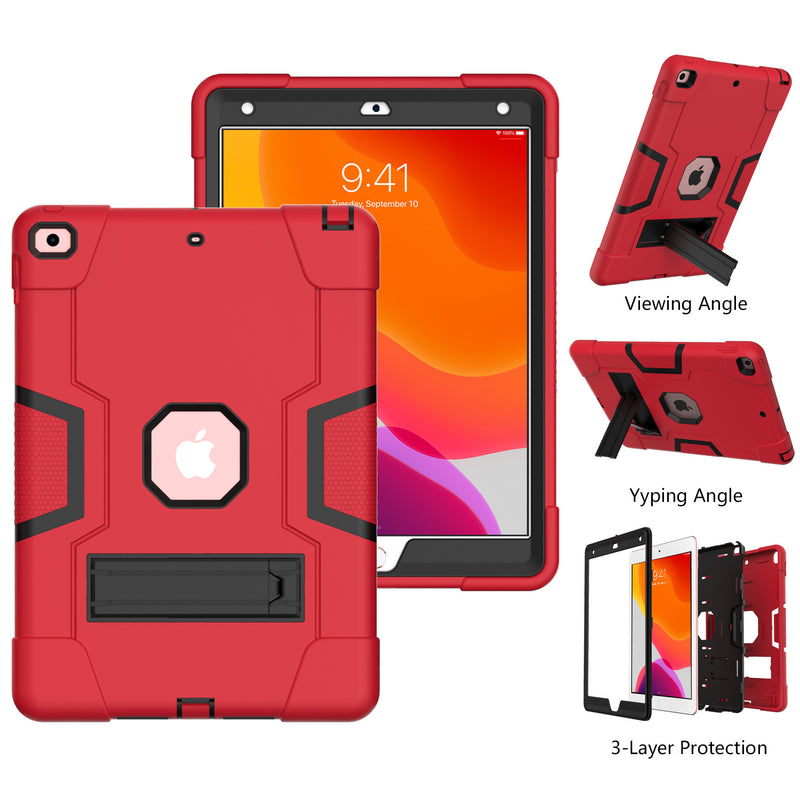 Cargue la imagen en el visor de la galería, Apple iPad Mini 1/2/3 Defender Heavy Duty Drop Proof Rugged Protective Stand Case - Polar Tech Australia