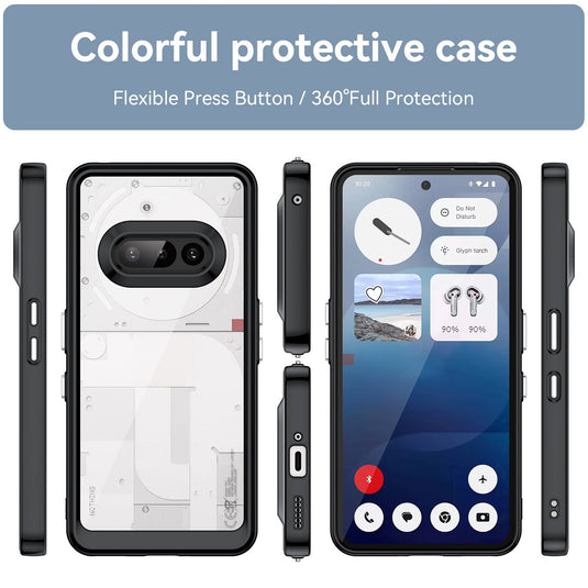 Nothing Phone (3a)/Pro Acrylic Transparent Full-Cover Shockproof Phone Case - Polar Tech Australia