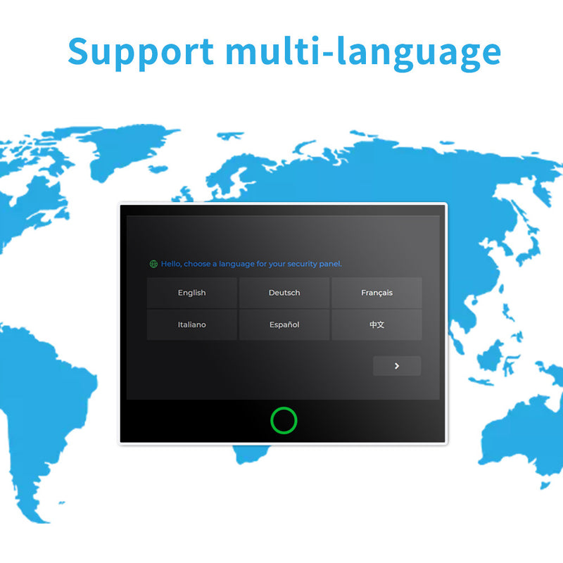 Cargue la imagen en el visor de la galería, Tuya WiFi+GSM 4G & WIFI Touch Screen Wireless Home Security PIR SOS Alarm System Set - Polar Tech Australia