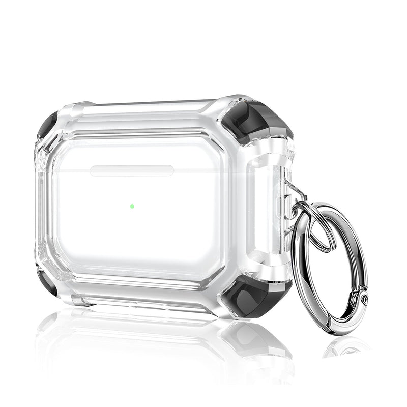 Load image into Gallery viewer, AirPods Pro 2 Transparent Heavy Duty Protecive Case With Key Ring - Polar Tech Australia