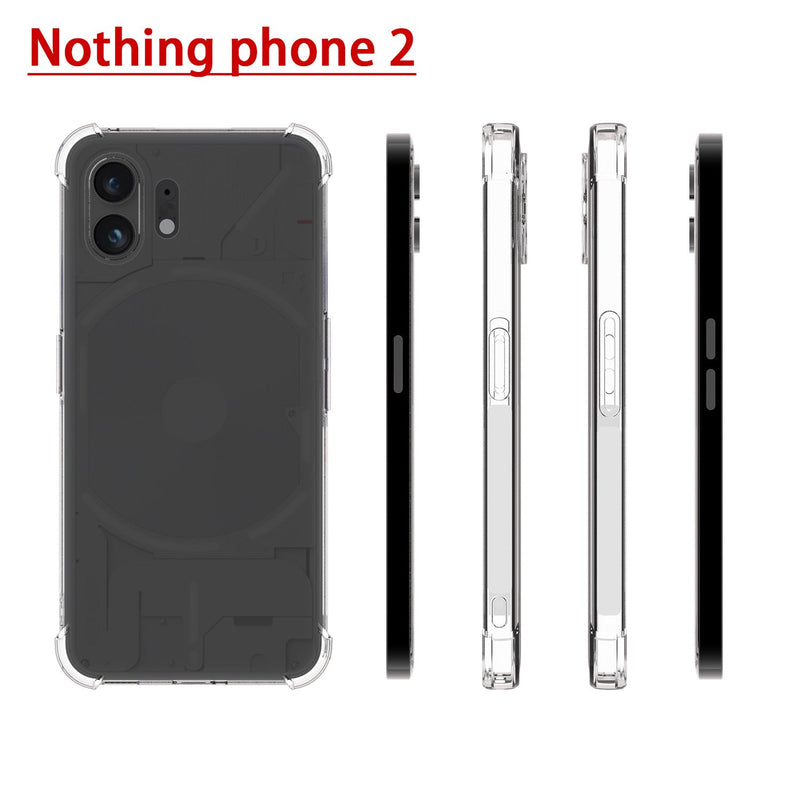 Load image into Gallery viewer, Nothing Phone 2 - AirPillow Cushion Transparent Soft Clear TPU Four Corners Protective Case - Polar Tech Australia