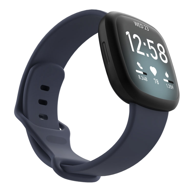 Cargue la imagen en el visor de la galería, Replacement Silicone Band for Fitbit Versa 3 / 4 / Sense – Soft, Waterproof, Sport Wrist Strap - Polar Tech Australia