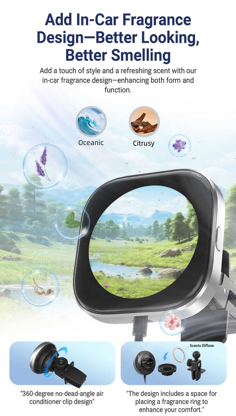 Chargez l'image dans la visionneuse de la galerie, Plug and Play Wireless CarPlay Adapter With Built-in Screen for iPhone 11/12/13/14/15/16 - Polar Tech Australia