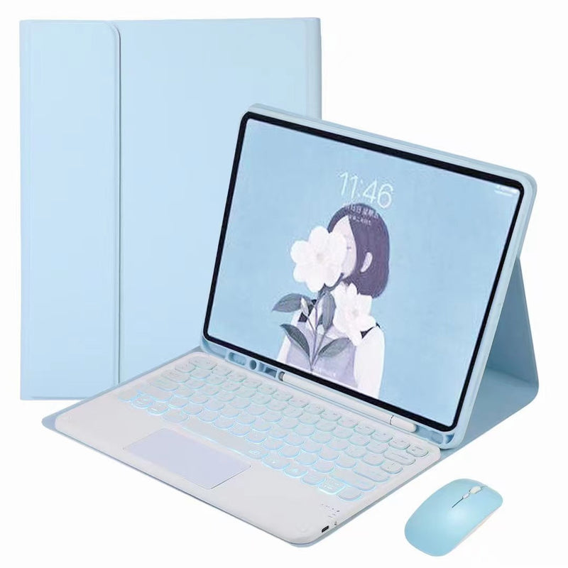 Cargue la imagen en el visor de la galería, Samsung Galaxy Tab S6 Lite (P610 / P615) Smart Wireless Trackpad Keyboard Mouse Flip Case - Polar Tech Australia