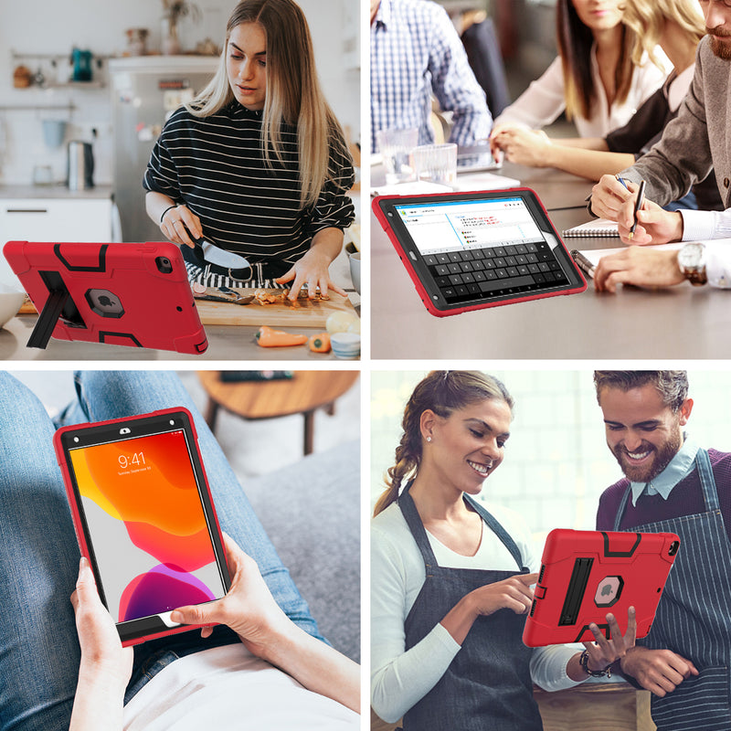 Chargez l'image dans la visionneuse de la galerie, Apple iPad Pro 11" & Air 4/5 10.9” Defender Heavy Duty Drop Proof Rugged Protective Stand Case - Polar Tech Australia