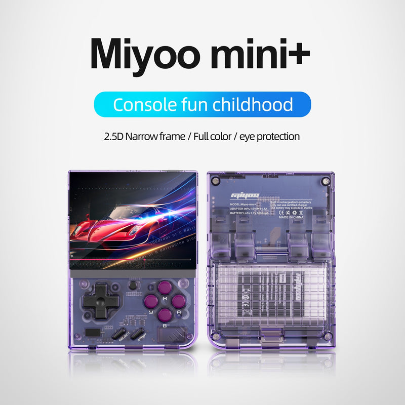 Chargez l'image dans la visionneuse de la galerie, Miyoo Mini Plus 3.5 Inch IPS Screen Retro Handheld Game Console (64GB) - Polar Tech Australia