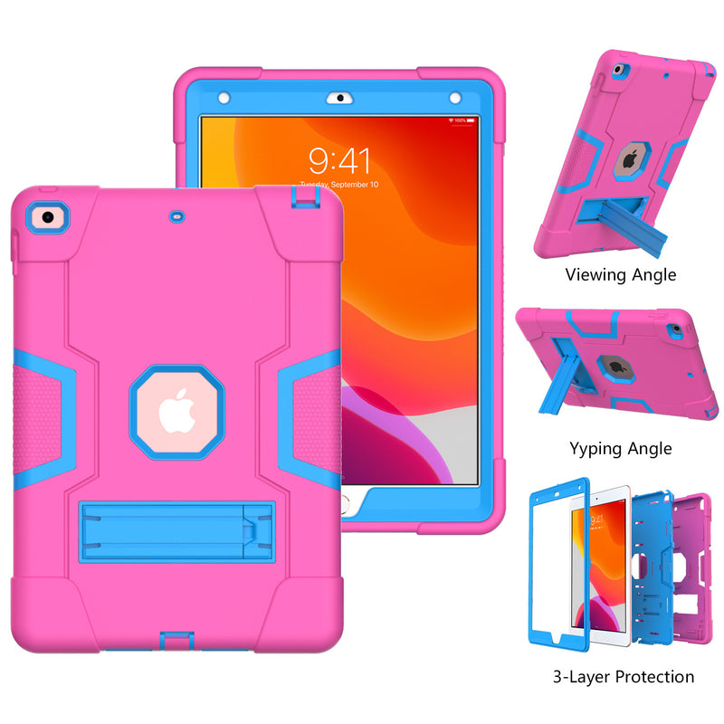 Cargue la imagen en el visor de la galería, Apple iPad Mini 1/2/3 Defender Heavy Duty Drop Proof Rugged Protective Stand Case - Polar Tech Australia