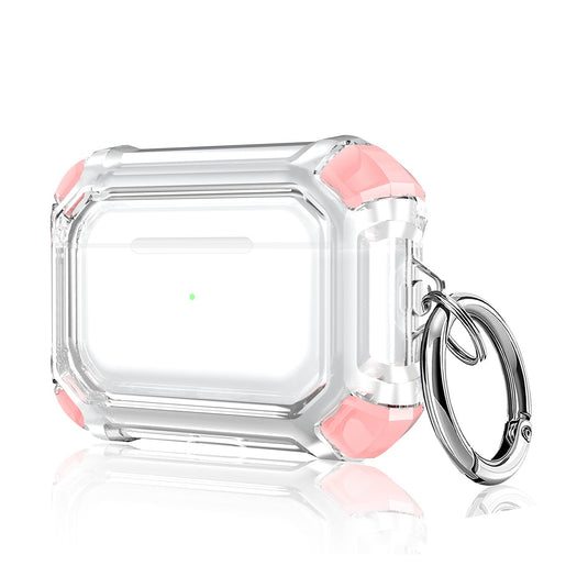 AirPods Pro 2 Transparent Heavy Duty Protecive Case With Key Ring - Polar Tech Australia