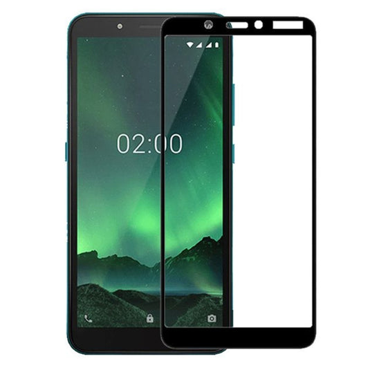 Nokia C2 2nd Edition - Full Covered 9H Tempered Glass Screen Protector - Polar Tech Australia