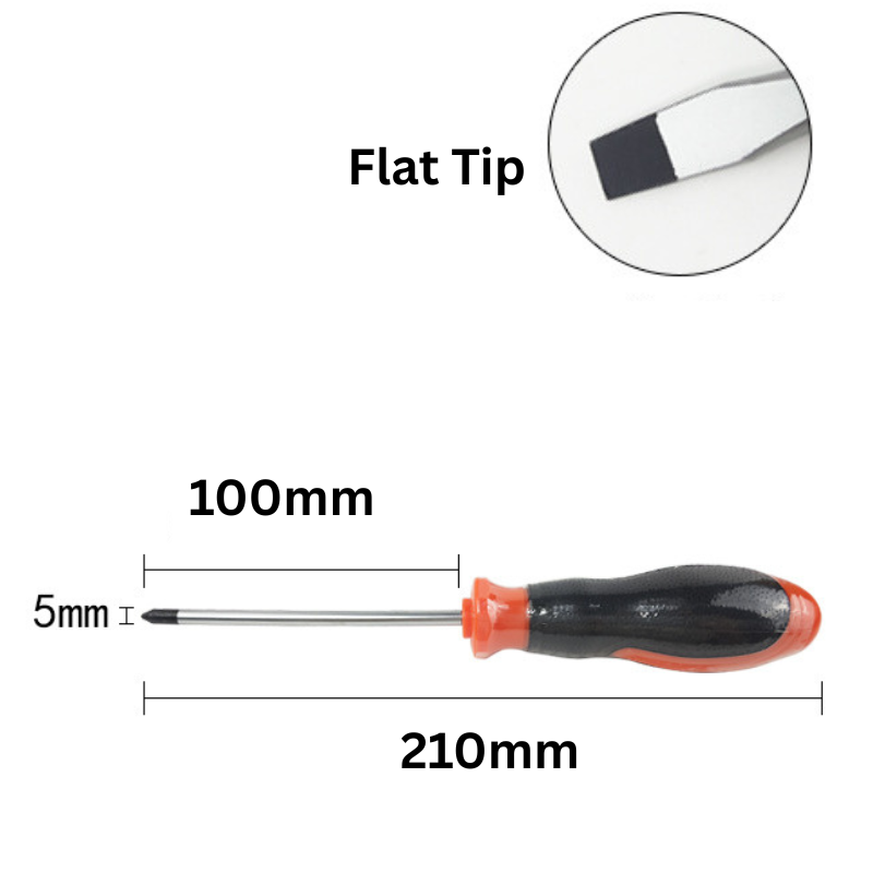 Cargue la imagen en el visor de la galería, 5mm Wide Standard Flat Head Screwdriver Extra Long - Polar Tech Australia