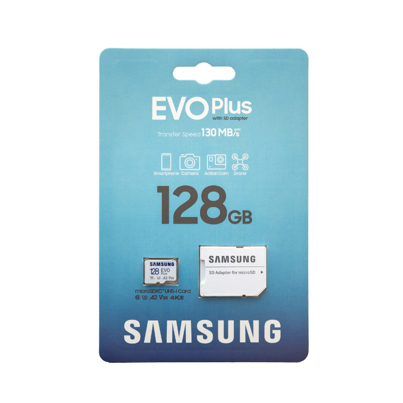 Load image into Gallery viewer, Samsung Evo Plus Micro SDXC Memory Card Class A2/V30 - 128GB 256GB 512GB 1TB Ultra High Speed Memory Card - Polar Tech Australia