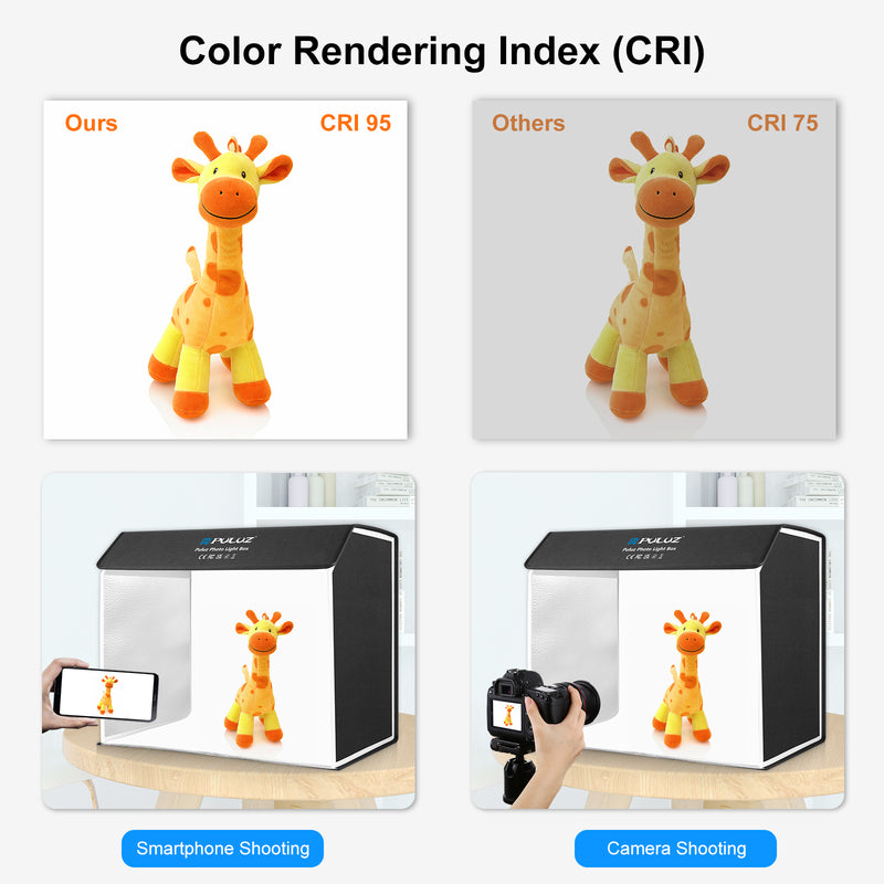 Load image into Gallery viewer, PULUZ Photo Studio Light Box – Portable 60 × 40cm Cuboid Photography Tent Kit with 4 Backdrops - Polar Tech Australia