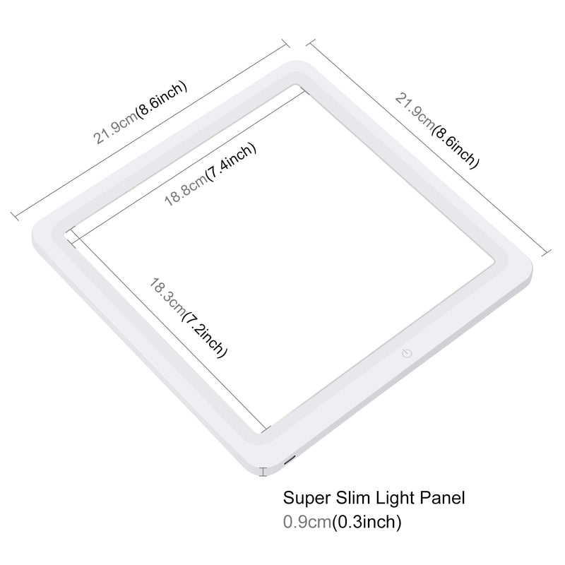 Cargue la imagen en el visor de la galería, LED Shadowless Photography Light Panel – 20 x 20cm - Polar Tech Australia