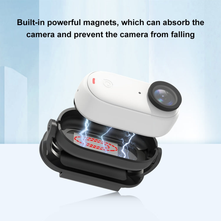 Chargez l'image dans la visionneuse de la galerie, Insta360 GO3 / GO 3S PULUZ Easy Clip Hat Clip Quick Release Clamp Magnetic Frame Fixed Mount - Polar Tech Australia