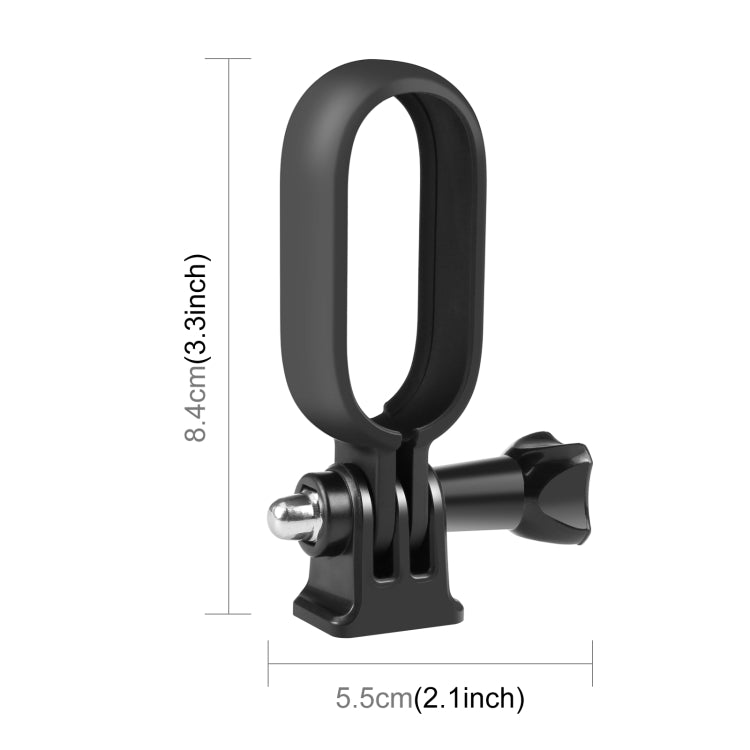 Cargue la imagen en el visor de la galería, Insta360 GO 3 / GO 3S PULUZ Body Plastic Protective Frame Cage with Screw & Adapter (Black) - Polar Tech Australia