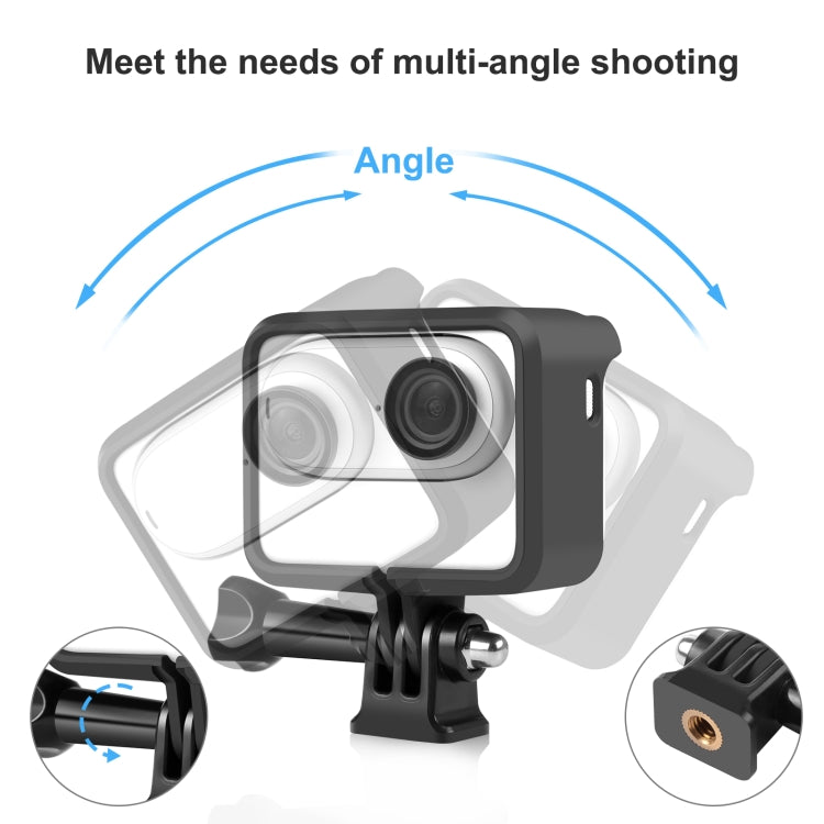 Cargue la imagen en el visor de la galería, Insta360 GO 3 / GO 3S PULUZ Camera Battery Case Cooling Plastic Protective Frame (Black) - Polar Tech Australia