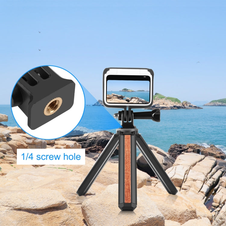 Cargue la imagen en el visor de la galería, Insta360 GO 3 / GO 3S PULUZ Camera Battery Case Cooling Plastic Protective Frame (Black) - Polar Tech Australia