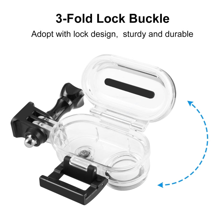 Cargue la imagen en el visor de la galería, Insta360 GO 3 / GO 3S PULUZ 40m Underwater Waterproof Housing Case with Base Adapter & Screw (Transparent) - Polar Tech Australia