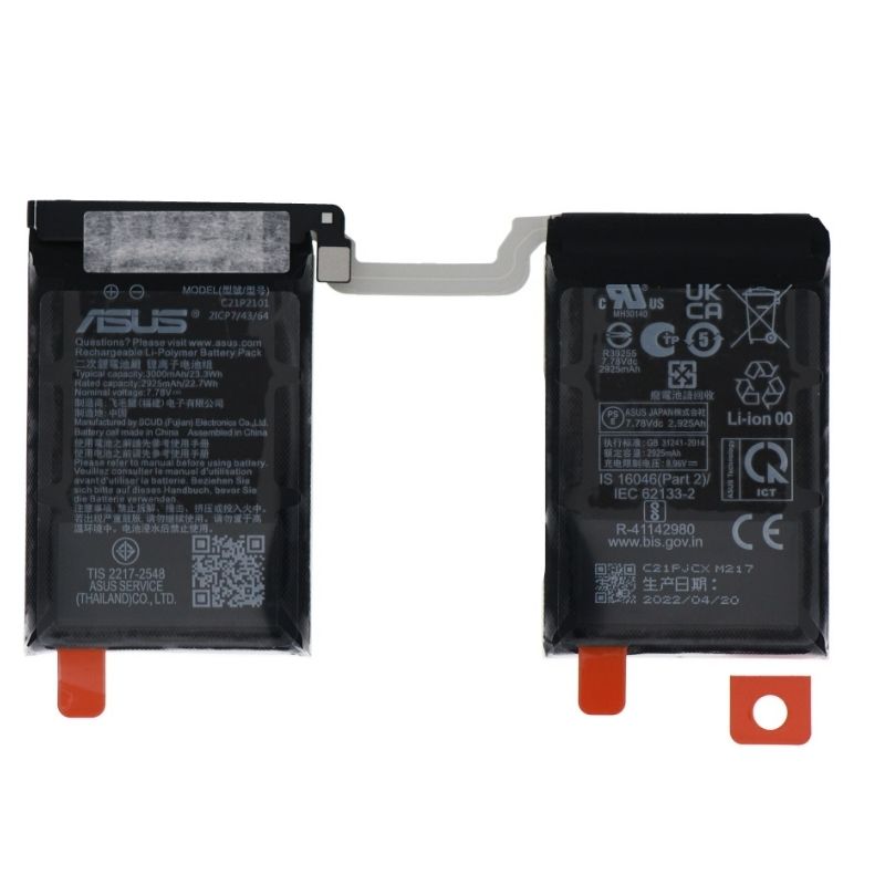 C21P2101 ASUS Battery new 23.3Wh for ROG Phone 6 (AI2201), ROG Phone 6D Ultimate (AI2203), ROG Phone 7 (AI2205 C21P2101 ASUS Battery new 23.3Wh for ROG Phone 6 (AI2201), ROG Phone 6D Ultimate (AI2203), ROG Phone 7 (AI2205