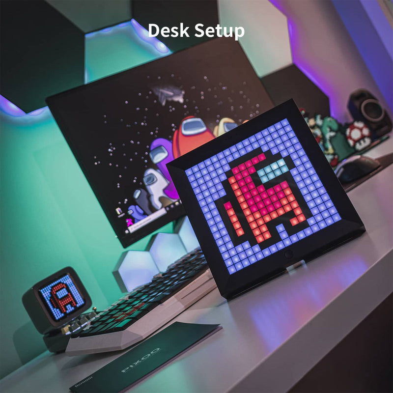 Load image into Gallery viewer, Divoom Pixoo 16x16 Pixel Art LED Display Gaming Room Decor Perfect Gift - Polar Tech Australia