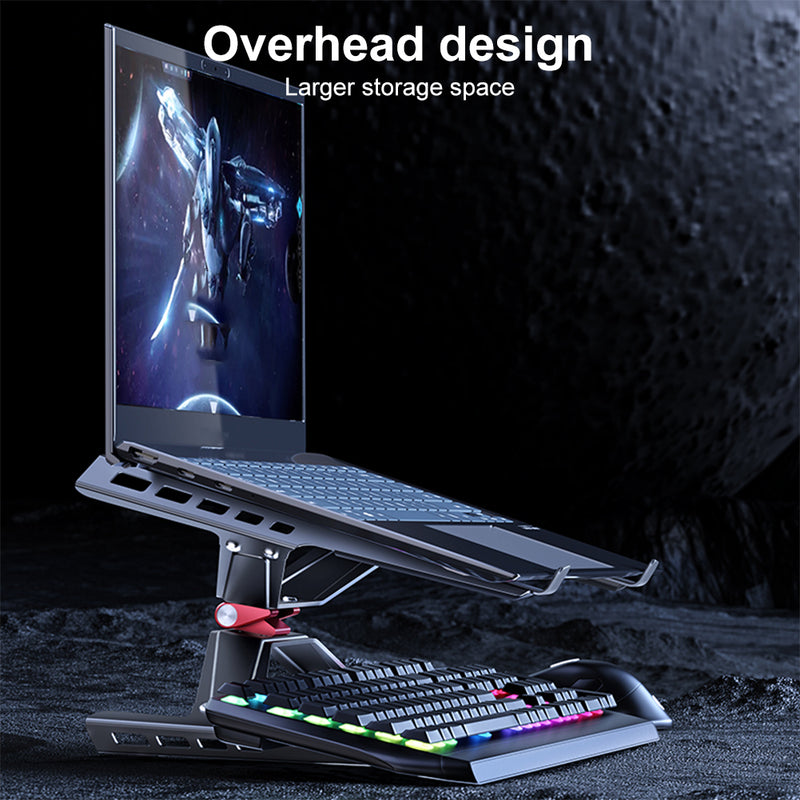 Load image into Gallery viewer, Laptop Stand Adjustable Laptop Holder Riser Carbon Steel Portable Notebook Stand - Polar Tech Australia