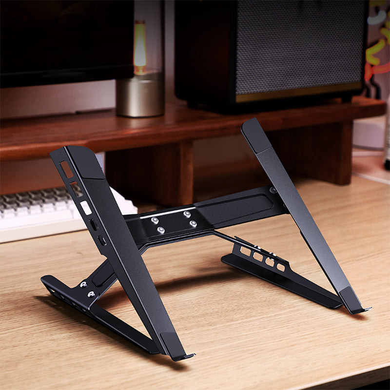 Load image into Gallery viewer, Laptop Stand Adjustable Laptop Holder Riser Carbon Steel Portable Notebook Stand - Polar Tech Australia