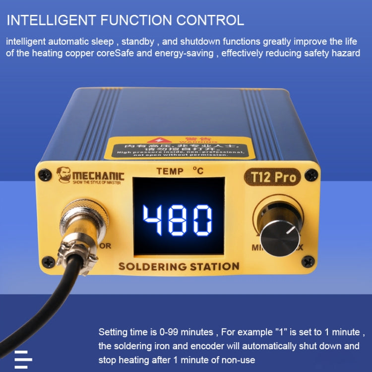 Chargez l'image dans la visionneuse de la galerie, Mechanic T12 Pro Intelligent Anti-static Digital Heating Solder Station - Polar Tech Australia