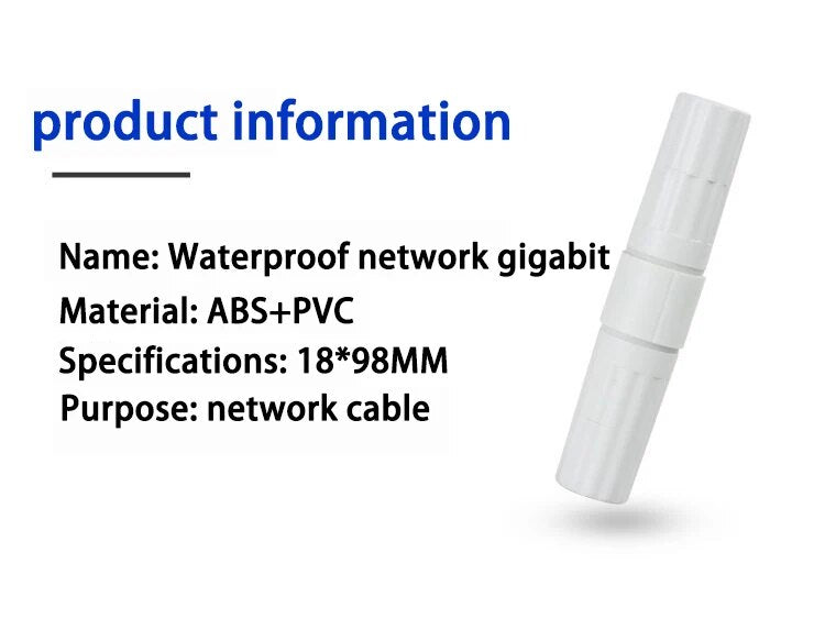 Cargue la imagen en el visor de la galería, Waterproof Heavy Duty RJ45 Ethernet Cable Extender Jonit Connects CCTV Camera - Polar Tech Australia