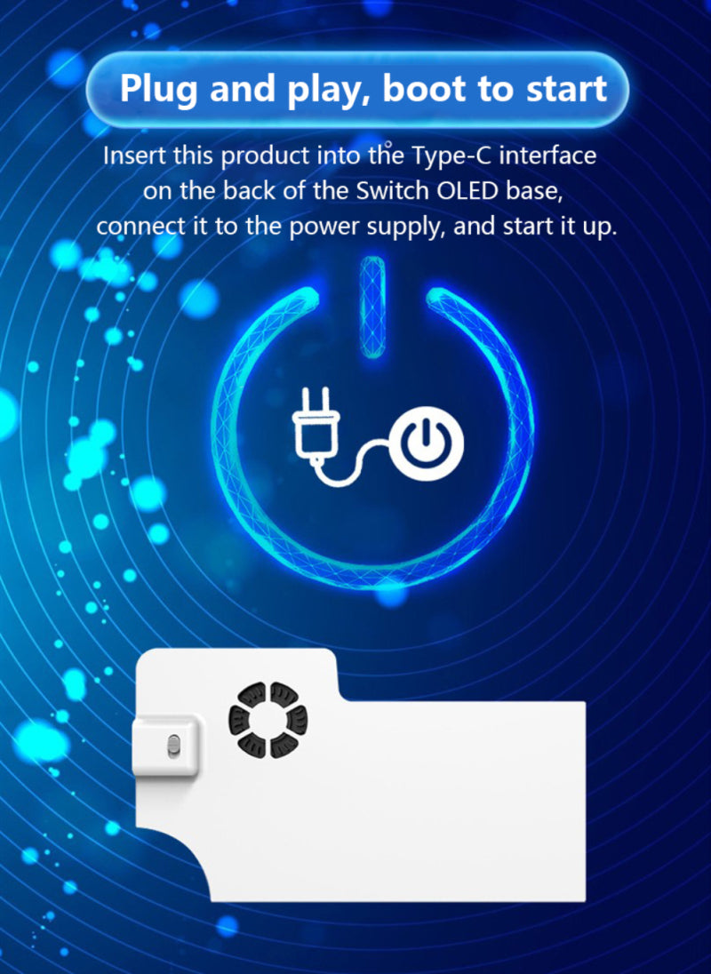 Chargez l'image dans la visionneuse de la galerie, Nintendo Switch OLED TV Dock Cooling Fan - Polar Tech Australia