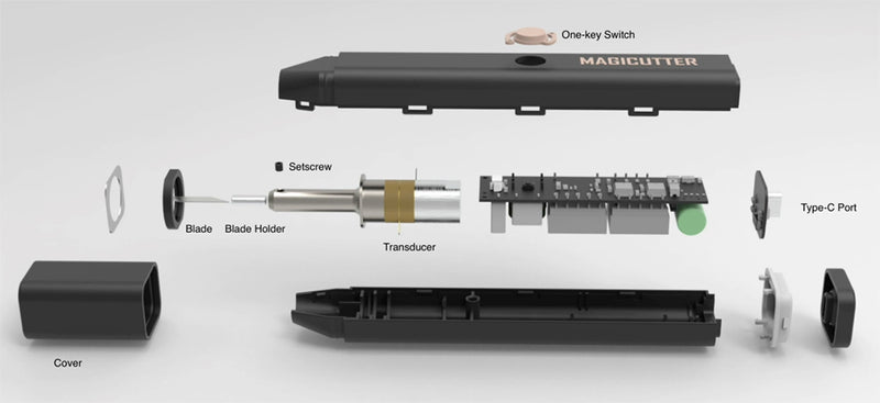 Cargue la imagen en el visor de la galería, Magicutter Smallest Portable Ultrasonic Cutter - Polar Tech Australia