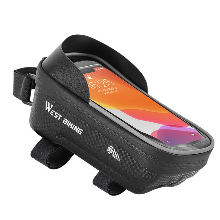 Cargue la imagen en el visor de la galería, WEST BIKING YP0707235 Mountain Bike Front Beam Bag Waterproof Mobile Phone Bicycle Bag Hard Shell Reflective Bag Riding Equipment - Polar Tech Australia