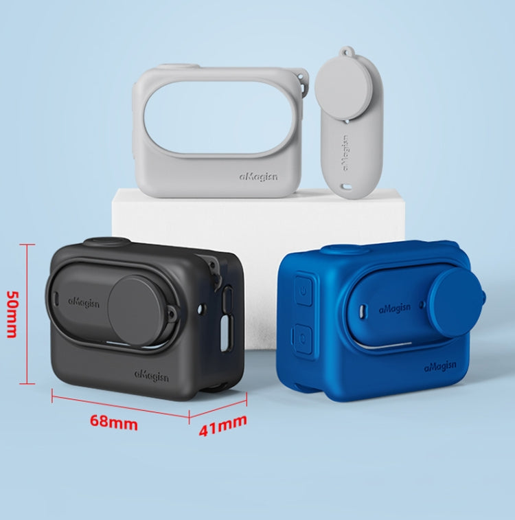 Load image into Gallery viewer, Insta360 GO 3 AMagisn Silicone Body Cover Protective Case With Lanyard - Polar Tech Australia