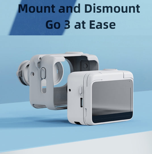 Insta360 GO 3 AMagisn Silicone Body Cover Protective Case With Lanyard - Polar Tech Australia