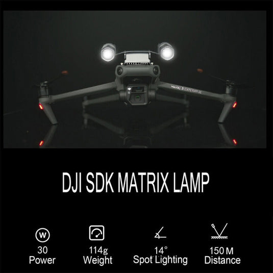 JZ T30 Matrix Lamp Spotlight for DJI Mavic 3E/3T - Polar Tech Australia
