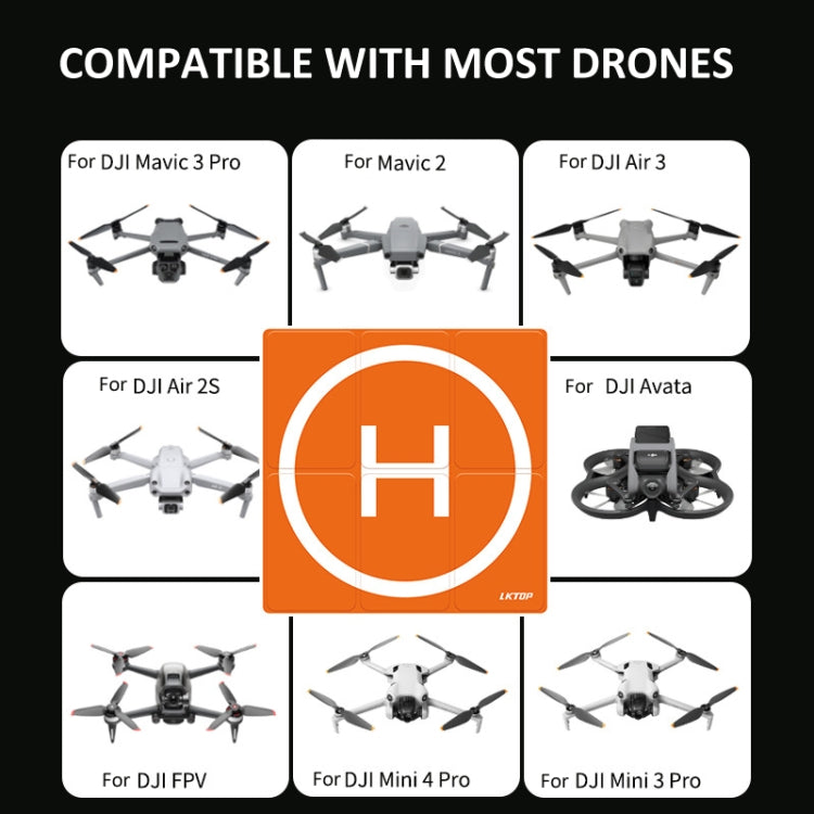 Chargez l'image dans la visionneuse de la galerie, LKTOP 50cm Drone Universal Landing Pad Double-sided Waterproof Foldable RC Aircraft Launch Mat - Polar Tech Australia