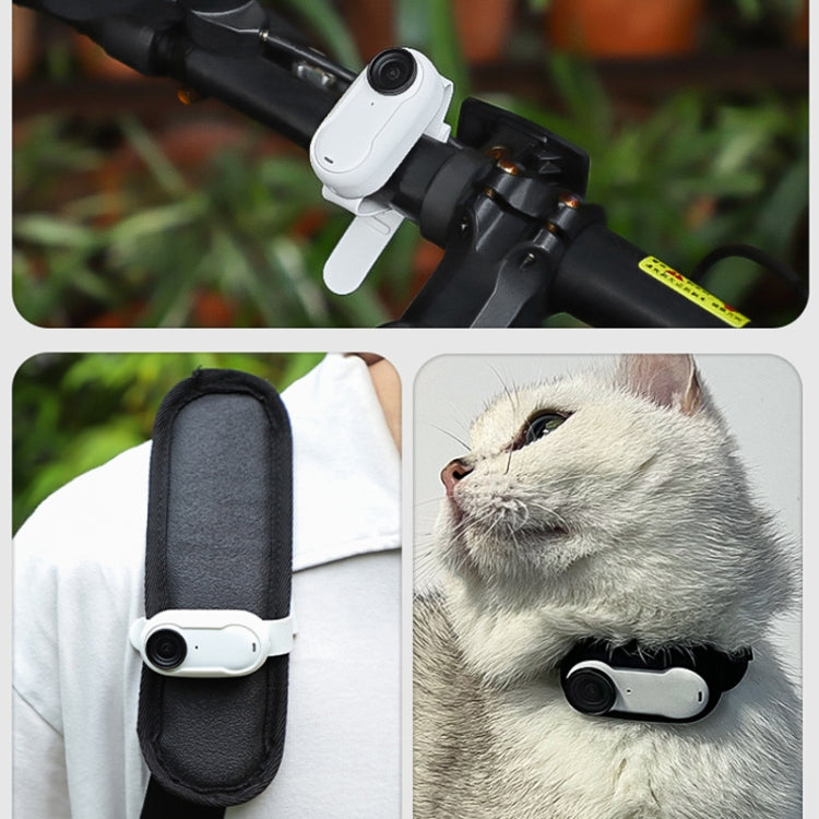 Chargez l'image dans la visionneuse de la galerie, Insta360 GO 3 / 3S Camera Silicone Case Wristband Bicycle Strap Expanding Accessories - Polar Tech Australia