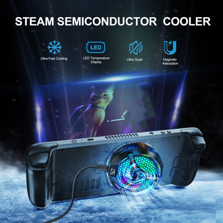 Load image into Gallery viewer, For Steam Deck / Steam Deck OLED DEVASO Game Console Digital Display Metal Semiconductor Heat Sink - Polar Tech Australia